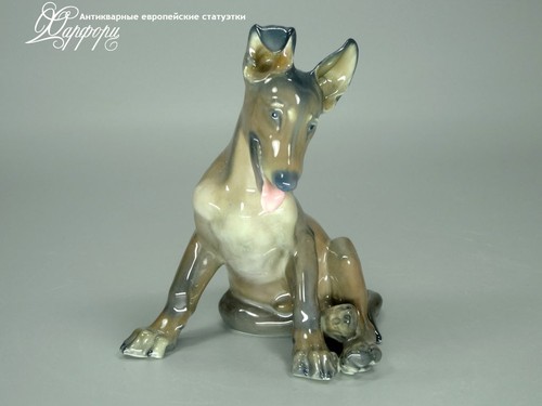 Купить фарфоровые статуэтки Rosenthal, Щенок овчарки, Германия